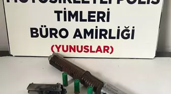 Kütahya'da ruhsatsız silahlar ele geçirildi