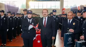 Mersin Şehit Altuğ Verdi Polis Meslek Eğitim Merkezi'nden 30. dönem mezunları