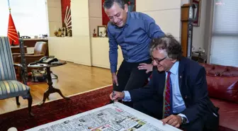 CHP Genel Başkanı Özgür Özel, Ressam Bedri Baykam ile Görüştü