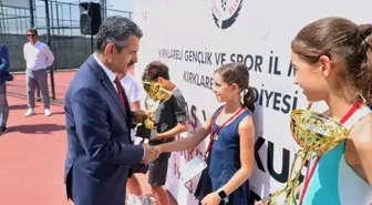 Kırklareli'nde düzenlenen Türkiye Tenis Federasyonu 12 Yaş Yaz Kupası Türkiye Serisi-5 Şampiyonası sona erdi