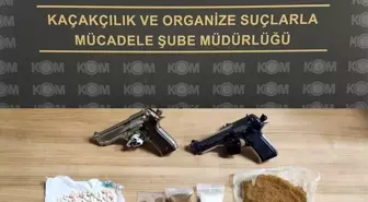 Mersin'de Uyuşturucu Operasyonu: 2 Tabanca ve Uyuşturucu Maddeler Ele Geçirildi