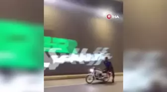 Şanlıurfa'da motosikletiyle akrobatik hareketler yapan sürücüye ceza