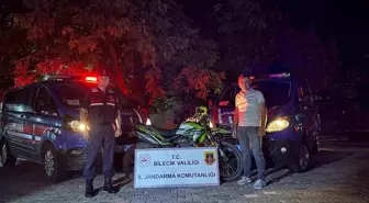 Bilecik'te Çalınan Motosiklet Jandarma Tarafından Bulundu