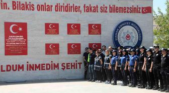 Şırnak'ın Cizre ilçesinde şehit düşen polisler için anma töreni düzenlendi