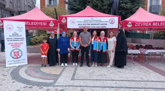 Zonguldak'ın Devrek ilçesinde ADEM kursiyerleri sergi açtı