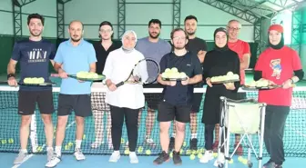 Erzurum'da Mevlana Vadisi'nde Yeni Tenis Kortu Hizmete Açıldı