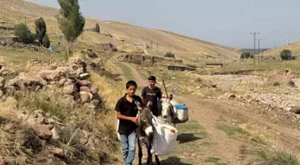 Iğdır'ın Asma köyünde su sıkıntısı: Çocuklar kilometrelerce su taşıyor