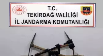 Tekirdağ'da Kaçak Kazı Operasyonunda 3 Kişi Yakalandı