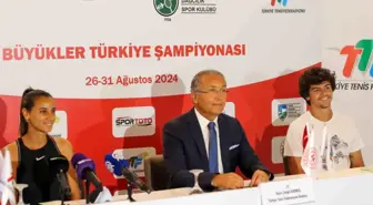 TED Spor Kulübü'nde Büyükler Tenis Şampiyonası Basın Toplantısı Gerçekleşti