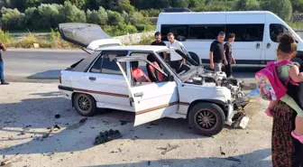 Zonguldak'ın Alaplı ilçesinde trafik kazası: 2 yaralı