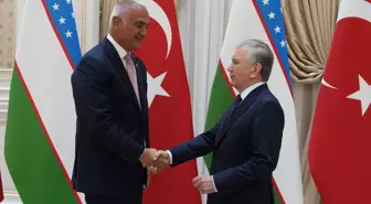 Kültür ve Turizm Bakanı Mehmet Nuri Ersoy, Özbekistan'da Cumhurbaşkanı ile görüştü