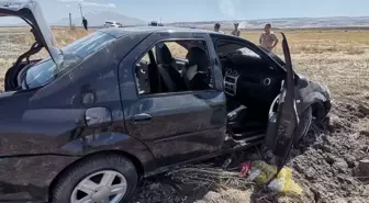 Muş'ta tarlaya devrilen otomobilin sürücüsü hayatını kaybetti