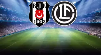 Canlı anlatım! Beşiktaş-Lugano maçında goller peş peşe