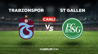 Trabzonspor St Gallen maçı CANLI izle! (HD YAYIN) Trabzonspor St Gallen Konferans Ligi maçı canlı yayın nerede ve nasıl izlenir?