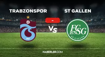 Trabzonspor St Gallen maçı kaç kaç, bitti mi? MAÇ SONUCU! Trabzonspor St Gallen golleri kim attı, canlı maç anlatımı!