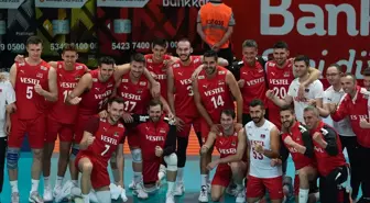 A Milli Erkek Voleybol Takımı Macaristan'ı 3-0 Yendi