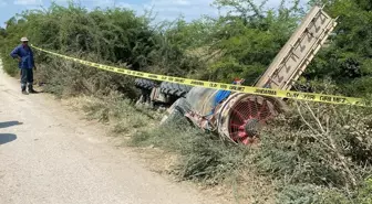 Adana'da traktör devrildi: 1 ölü, 1 yaralı