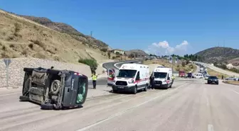 Amasya'da Kamyonetlerin Çarpışması Sonucu 4 Kişi Yaralandı