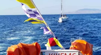 Bodrum Karaada açıklarında makine arızası yaşayan tekne kurtarıldı