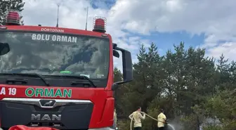 Bolu'da Yaylada Orman Yangını Kontrol Altına Alındı