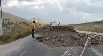 Çankırı'da Orta-Şabanözü kara yolu yapım çalışmaları devam ediyor