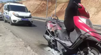 Siirt'te seyir halindeyken motosiklette çıkan yangın polis ekipleri tarafından söndürüldü