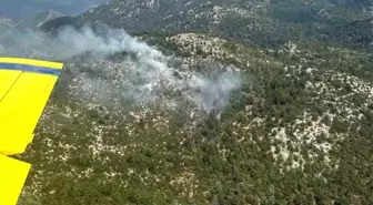 Bucak'ta Yıldırım Düşmesi Sonucu Çıkan Orman Yangını Söndürüldü