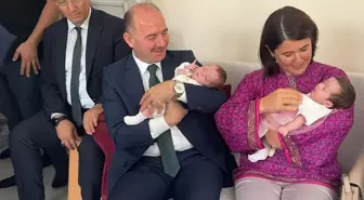 Giresun Valisi Mehmet Fatih Serdengeçti, üçüz bebekleri olan aileyi ziyaret etti