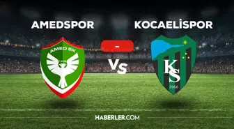 Amedspor Kocaelispor maçı kaç kaç, bitti mi? MAÇ SONUCU! Amed Kocaelispor golleri kim attı, canlı maç anlatımı!
