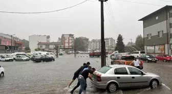 Çaycuma'da Şiddetli Yağışlar Sonucu Su Baskını