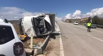 Çorum'da cip ile kamyonetin çarpıştığı kazada 4 kişi yaralandı