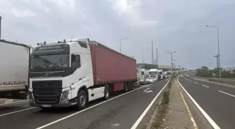 Bolu Dağı'nda Otoyol Çalışmaları Nedeniyle Trafik Yoğunluğu