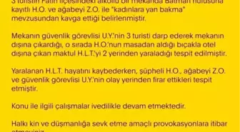 Fatih'te Alkollü Mekanda Kavga: 1 Ölü, 3 Şüpheli Aranıyor