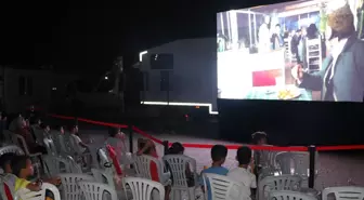 Antakya'da Konteyner Kentte Sinema Etkinliği