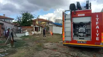 Kırklareli'nde bir evde çıkan yangın söndürüldü