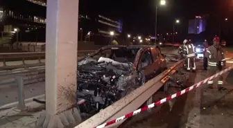 Kurtköy-Pendik Bağlantı Yolunda Alkollü Sürücü Kaza Yaptı