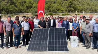 Mersin'de Göçer Hayvancılara Güneş Enerjisi Paneli Dağıtıldı