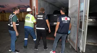 Mersin Limanı'nda Çalıntı Araç Operasyonu