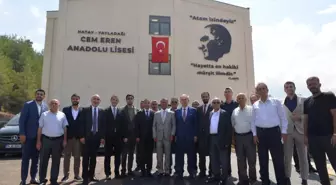 Hatay'ın ilk nitelikli lisesi Cem Eren Anadolu Lisesi hizmete girdi