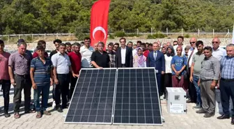 Mersin'de Hayvan Yetiştiricilerine Taşınabilir Güneş Enerjisi Paneli Dağıtıldı