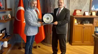 Murat Dağdeviren, Eskişehir Adalet Komisyonu Başkanı Sazak'ı Ziyaret Etti