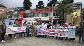 Gerze'de Sağlıklı Beslenme ve Hareketli Yaşam Yürüyüşü