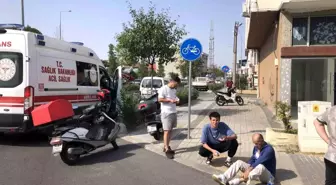 Tekirdağ Çorlu'da otomobille çarpışan motosikletli yaralandı