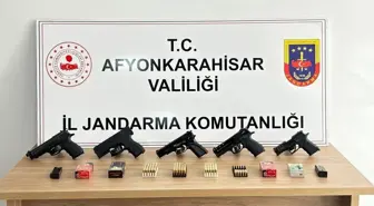 Afyonkarahisar'da düğünlerde havaya silahla ateş eden 5 şüpheli gözaltına alındı