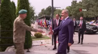 Bakan Fidan, NATO Kosova Barış Gücü karargahını ziyaret etti