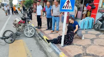 Hatay'da motosikletle bisikletin çarpışması sonucu 2 kişi yaralandı