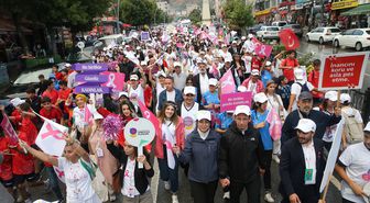 Muş'ta Kanser Farkındalık Yürüyüşü Düzenlendi