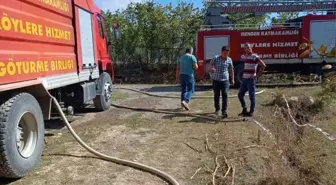 Bolu'nun Mengen ilçesinde ahşap evde çıkan yangın hasara neden oldu