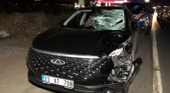 Elazığ'da otomobilin çarptığı yaya hayatını kaybetti