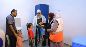 UNRWA, Gazze'de çocuk felci aşılama kampanyasında 355 bin çocuğu aşıladı